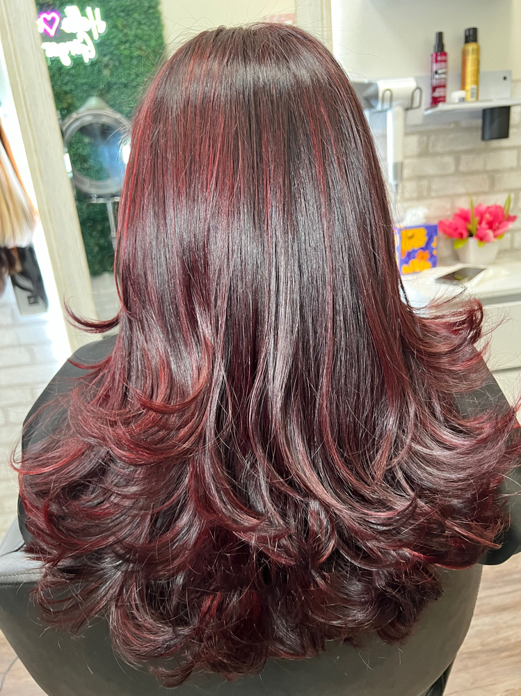 Haircut & Style at VOCÊ  BEAUTY  SALON in Northridge, CA