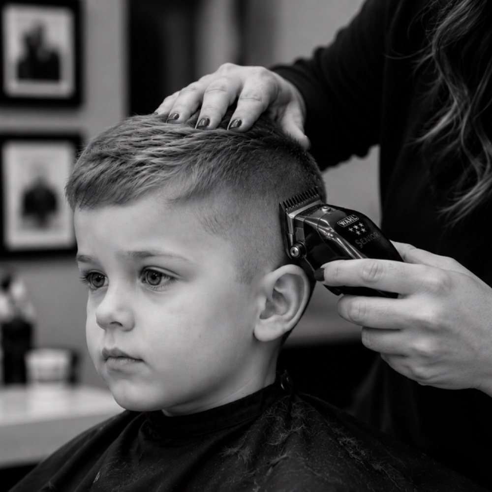 Kids Cut 12 & Under at Blades & Bourbon in Frisco, TX