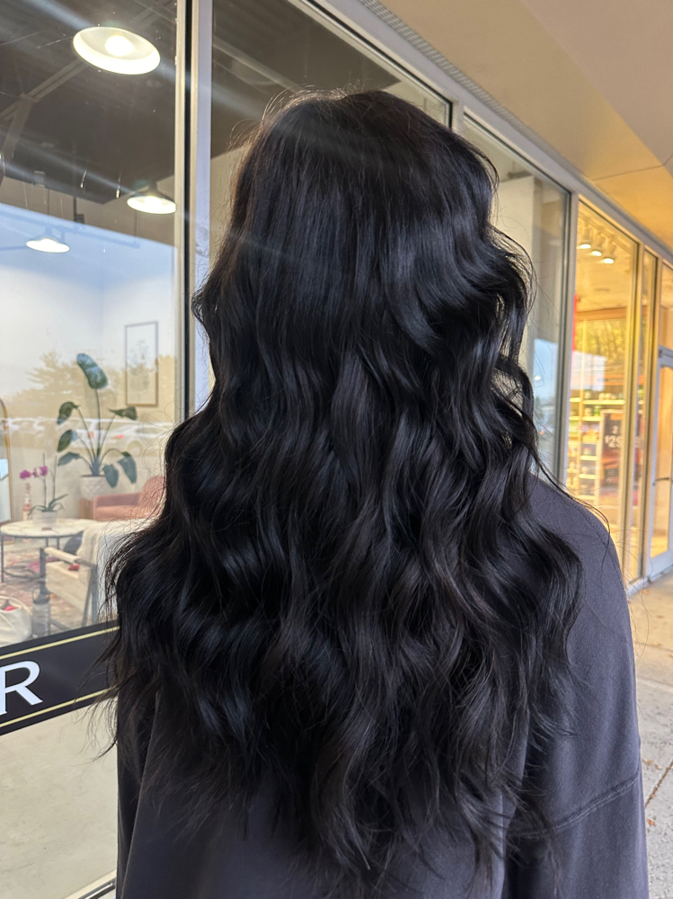 Root To End Color W Blow Dry