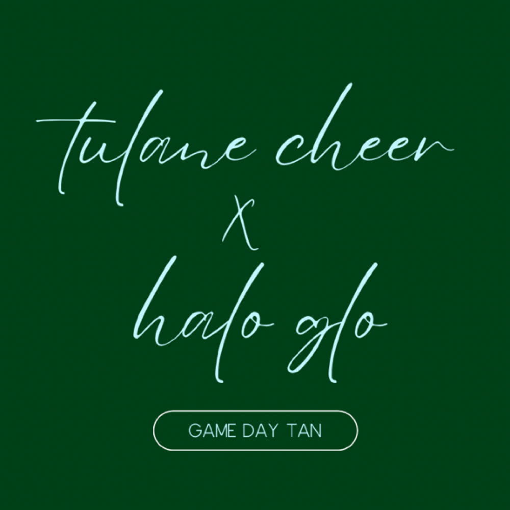 Tulane Cheer Game Day Tan at HALO GLO in Metairie, LA