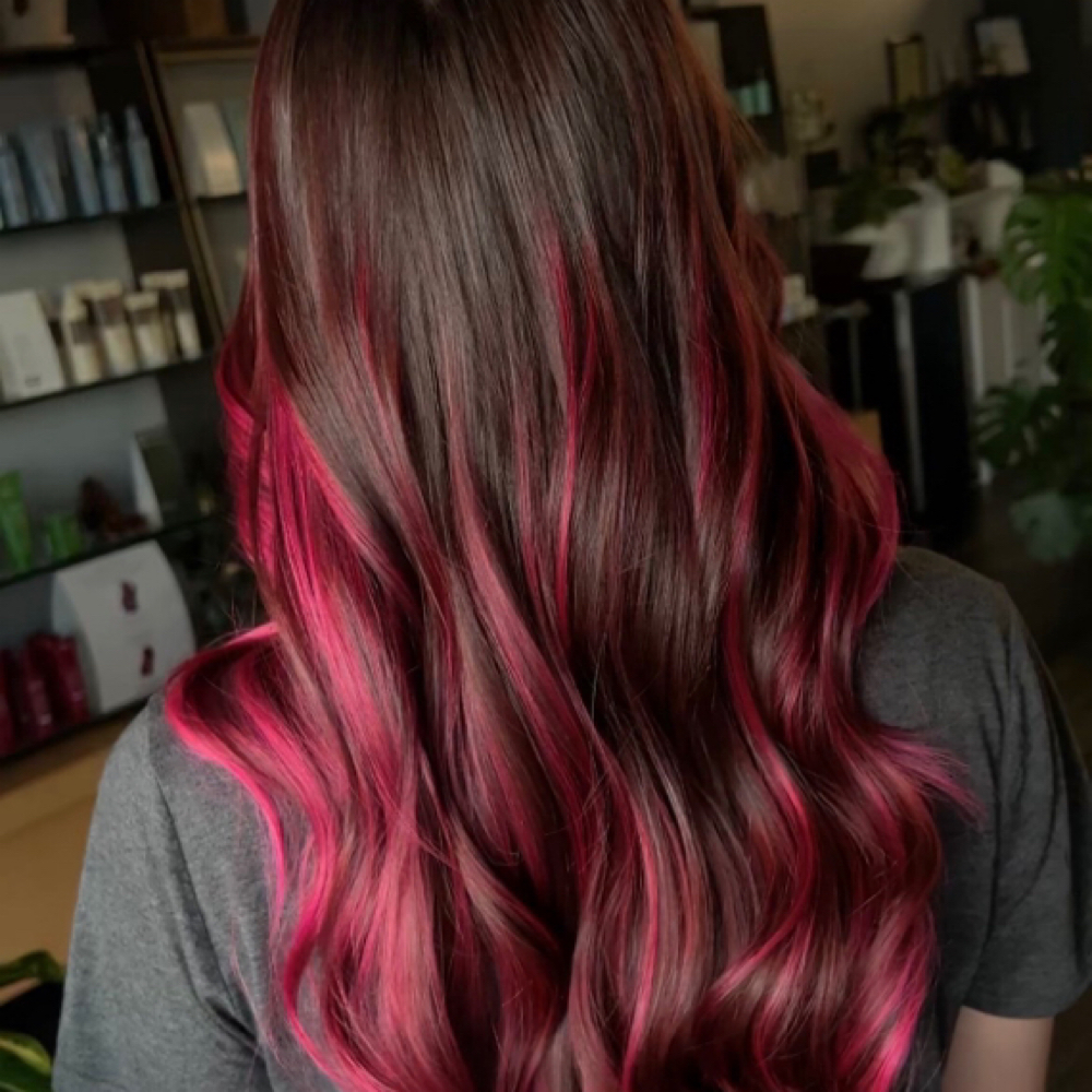 Foilayage at Strawberry Sage Salon in San Antonio, TX