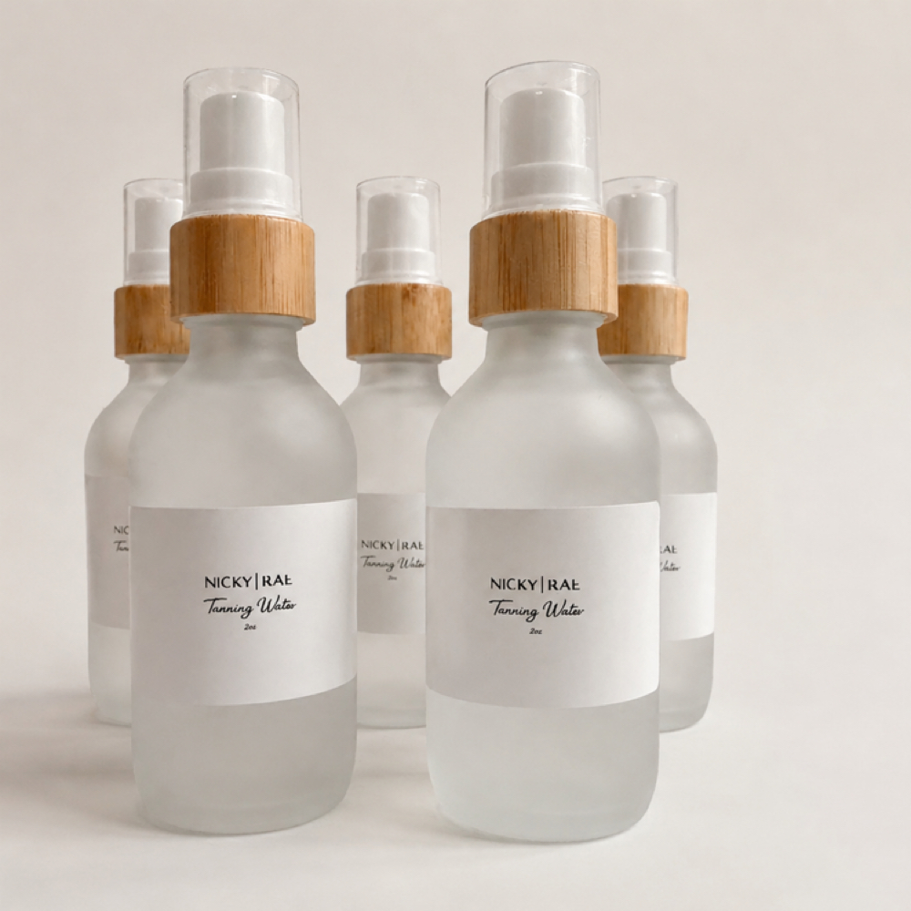 Tanning Water Touch Up Spray at NICKY|RAE Tanning in Villa Park, IL