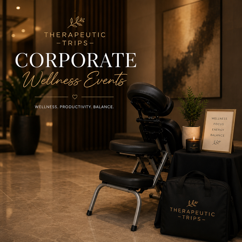 Pop-Up Chair Massage Event 🏢 at Therapeutic Trips in Plantation, FL