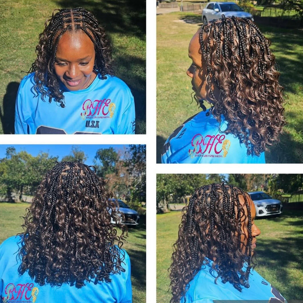 Boho Knotless Bob Smedium at Erica Sam in Opelousas, LA