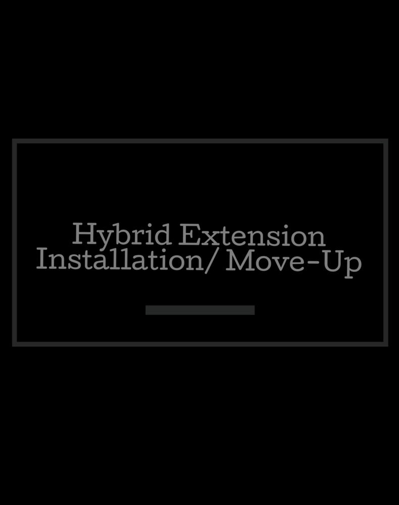 Hybrid Weft Extension Installation