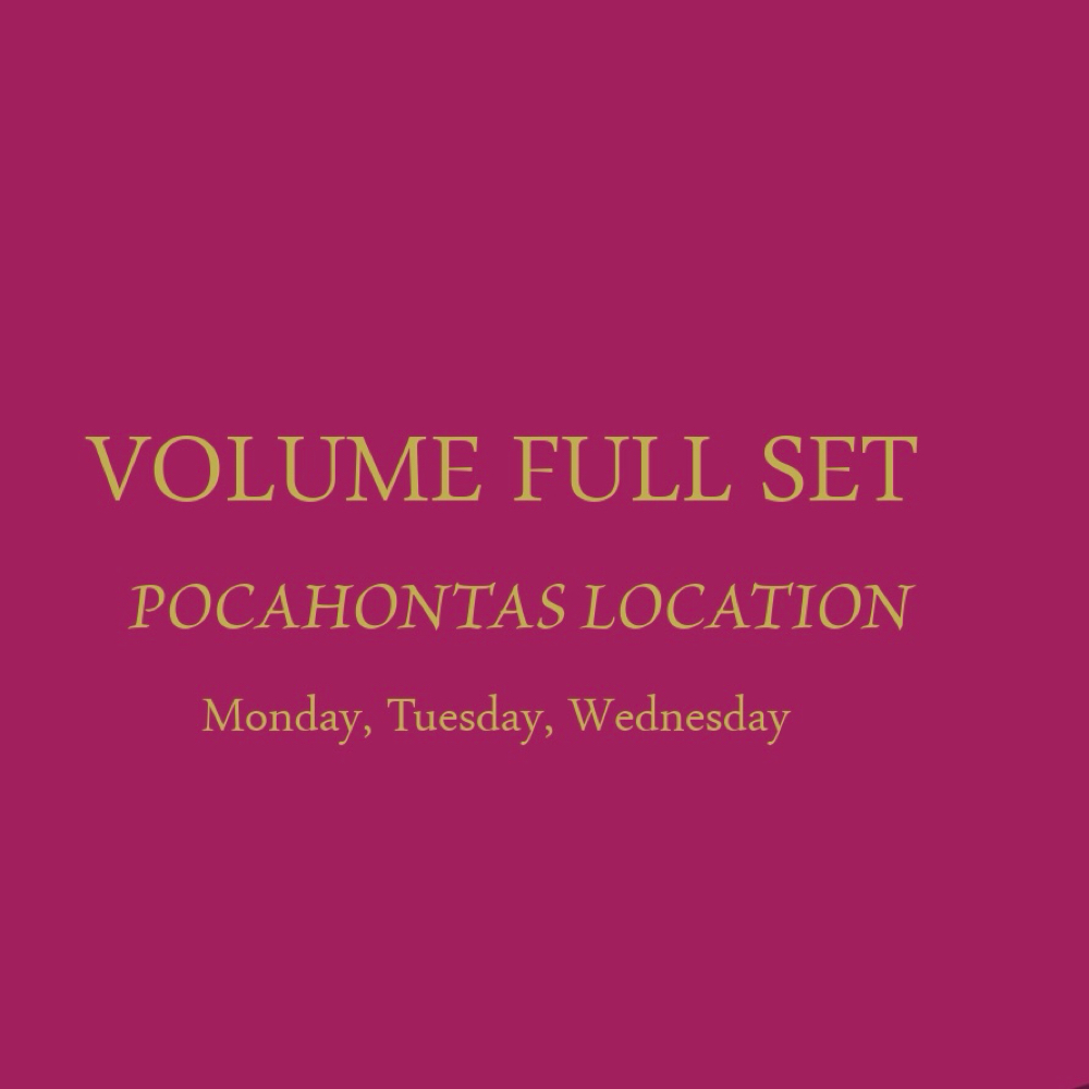 Volume Full Set POCAHONTAS at Cady’s Esthetics in Algona, IA