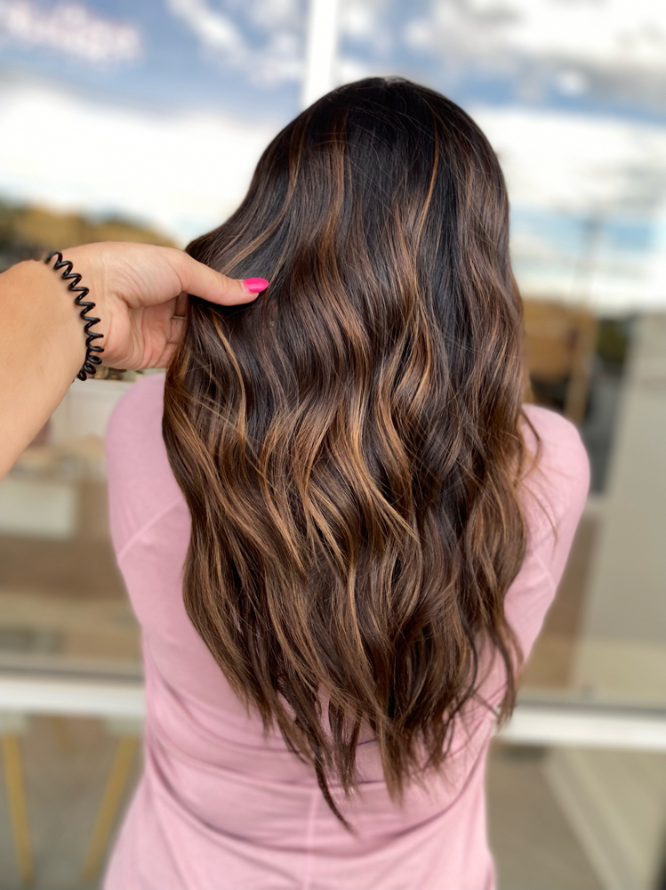 Root Touch Up + Partial Highlights
