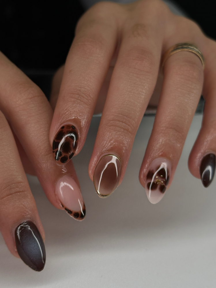 Builder Gel Full Set Detailed Art
