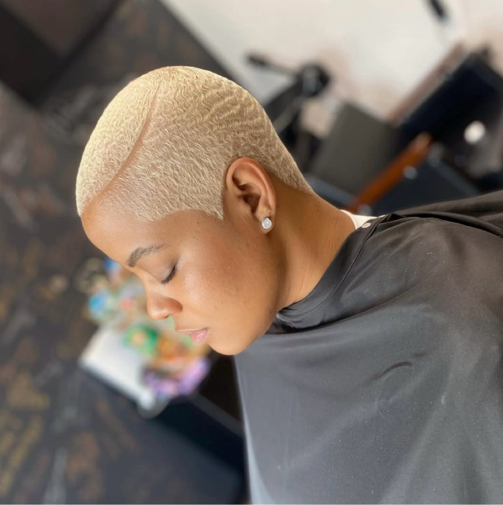 Women’s Clipper Cut at Justin Styles At SD Salon Studios in Columbia, MD