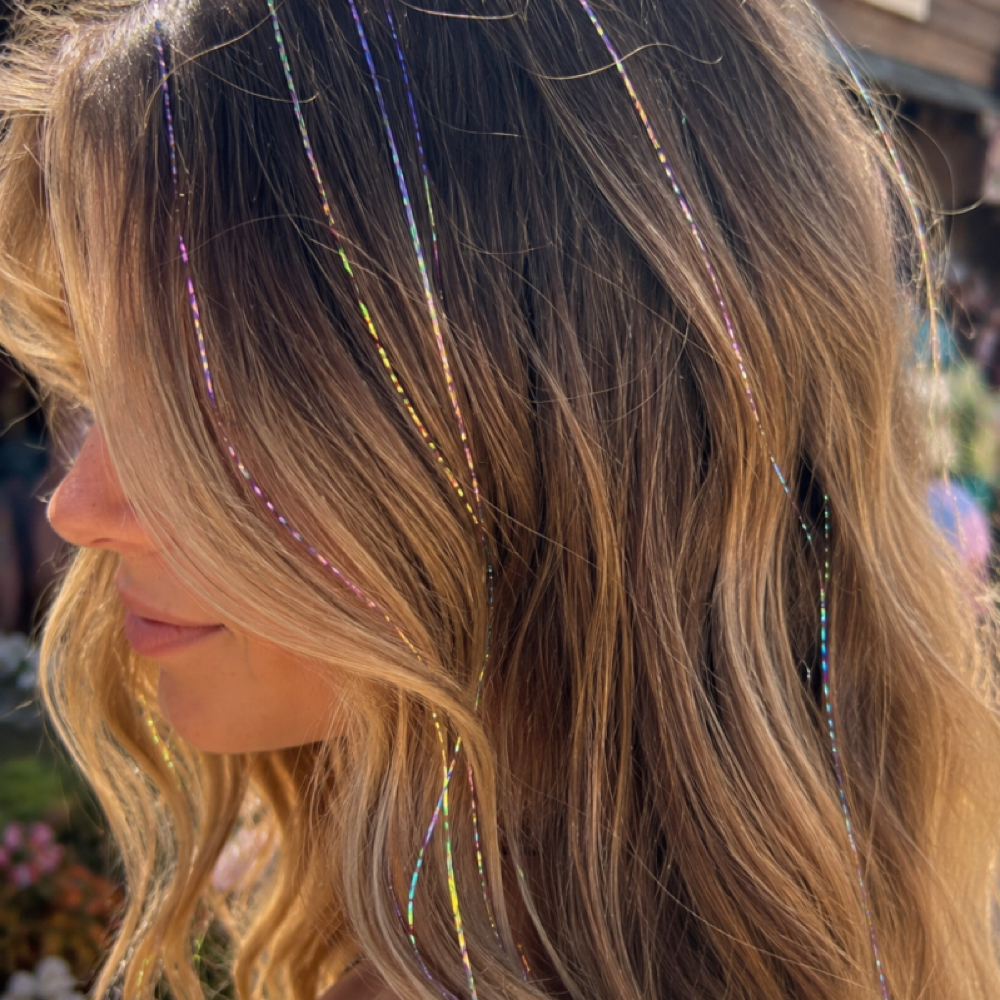Hair Tinsel at Xo, Lu in Clyde, OH