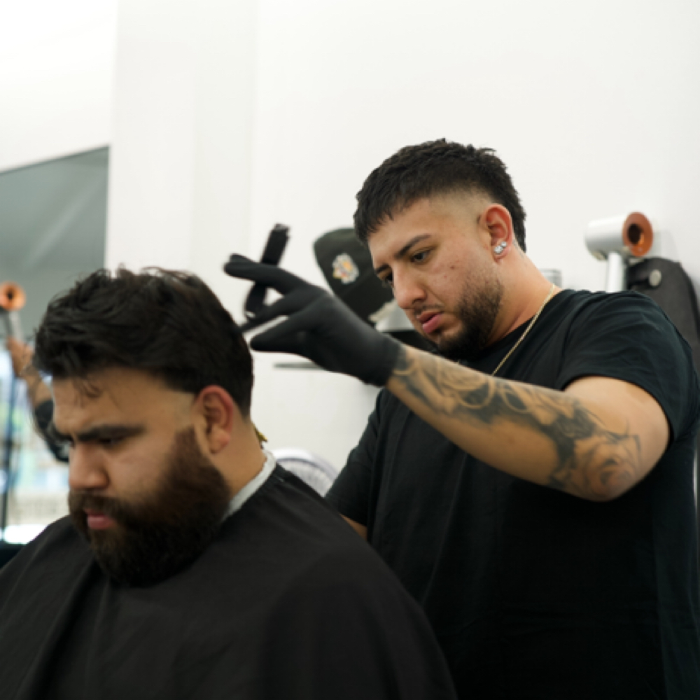 Haircut at Slik Barbers in Riverside, CA