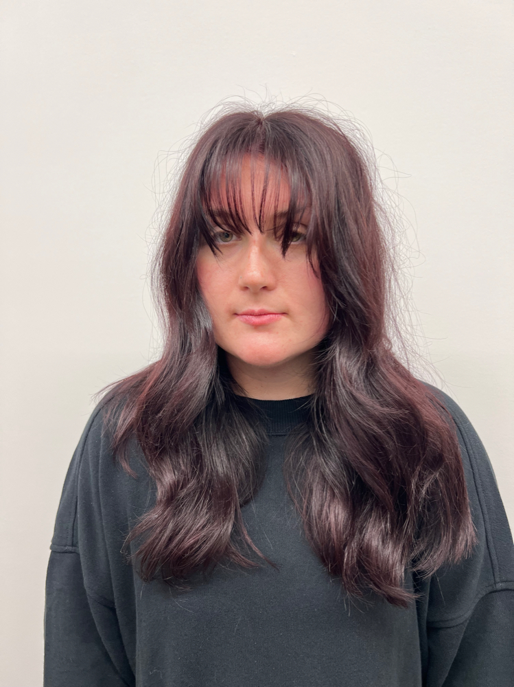 All Over Color and Blow-Dry