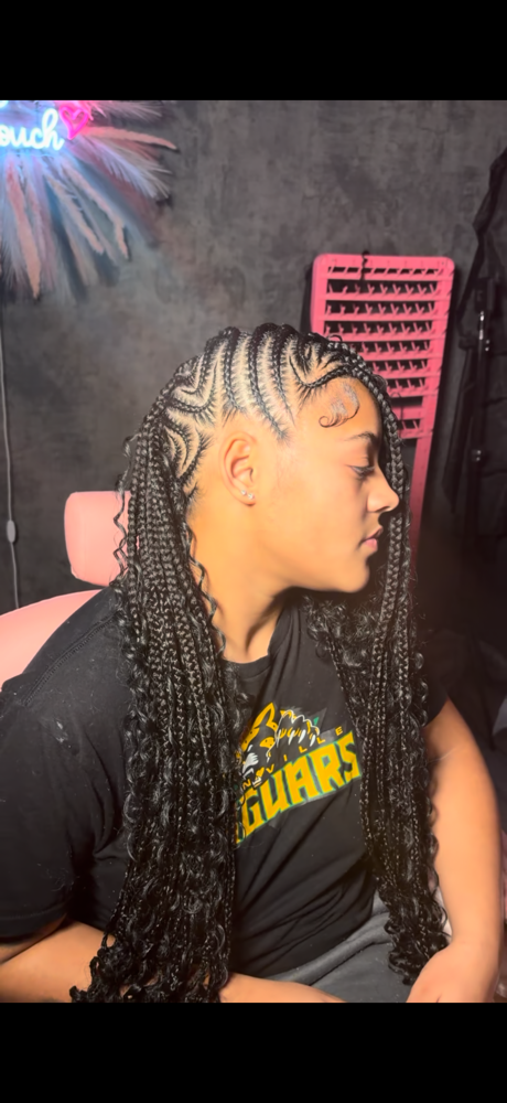 Braided Mohawk at Tia's Touch in urbana, IL