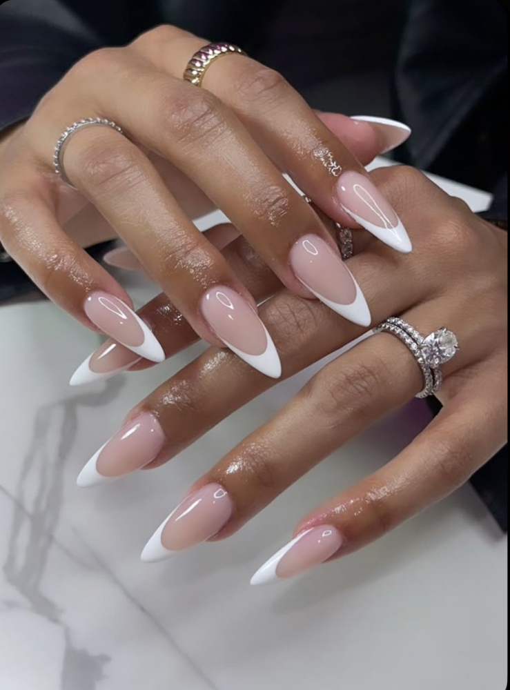 Uv Gel New Set Pink & White
