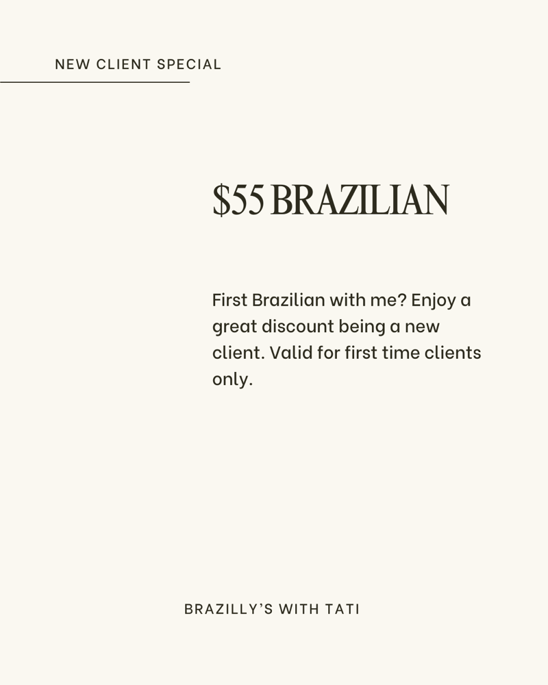 First Time Client Brazilian at Brazilly’s With Tati in Whiting, IN