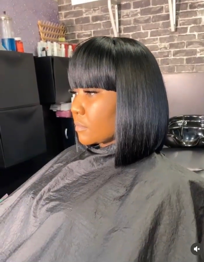 QUICK WEAVE BOB W/ BANG