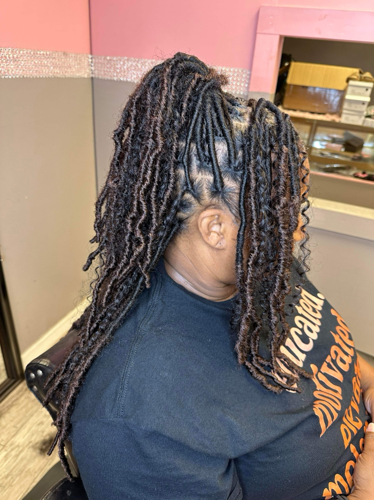 Soft Locs w/ Bohemian curls