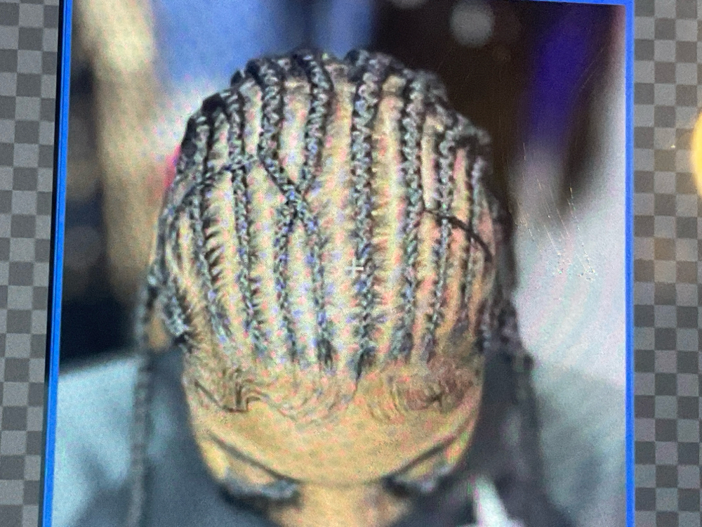 Fulani Knotless Back