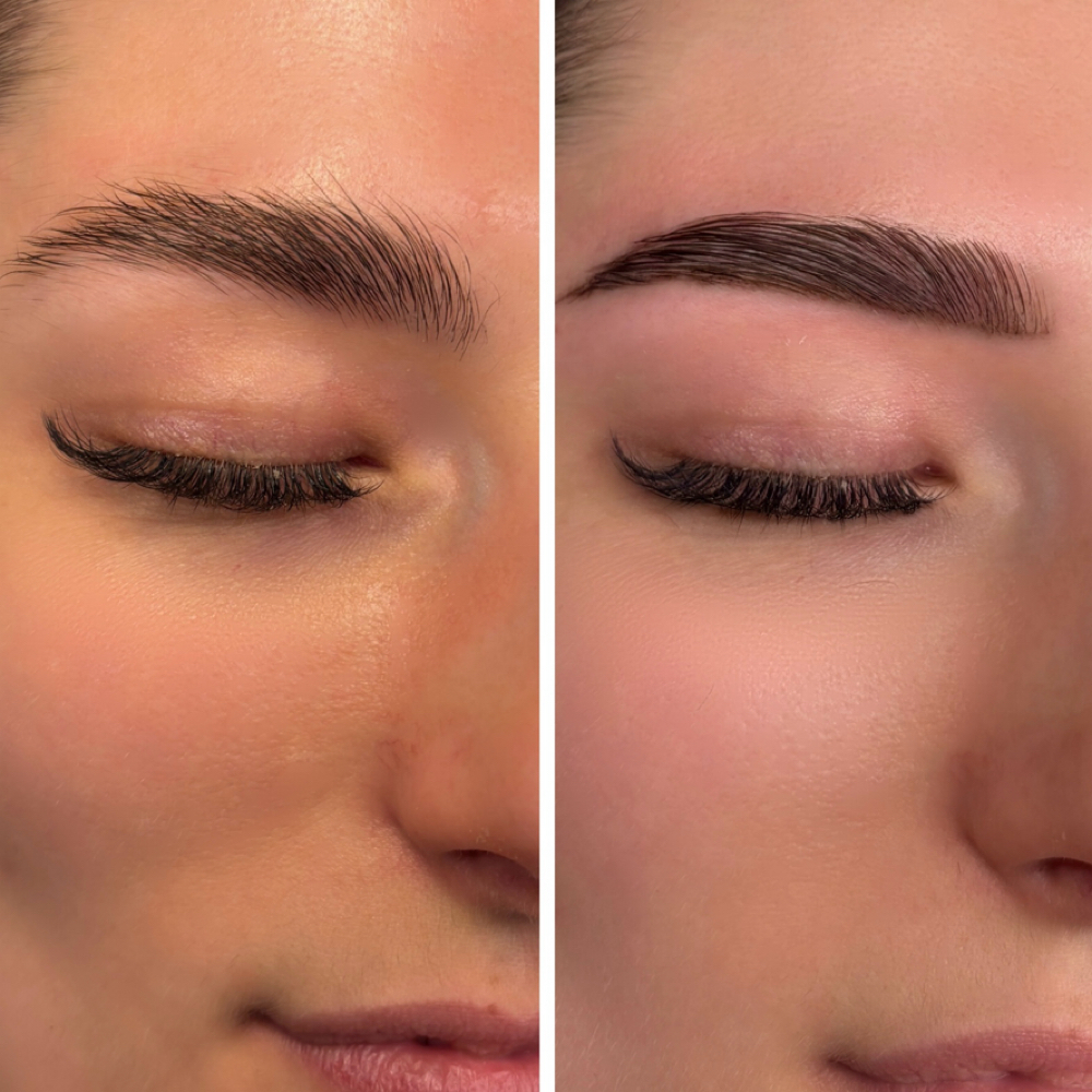 Brow Lamination at Halo lash & brow studio in Noblesville, IN