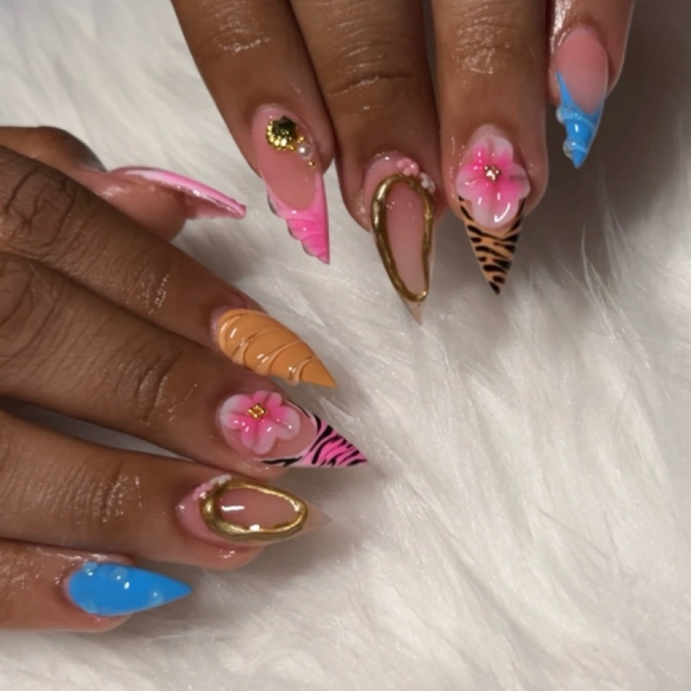Short W/nail Art at URBEAUTINAILS in Nashville, TN