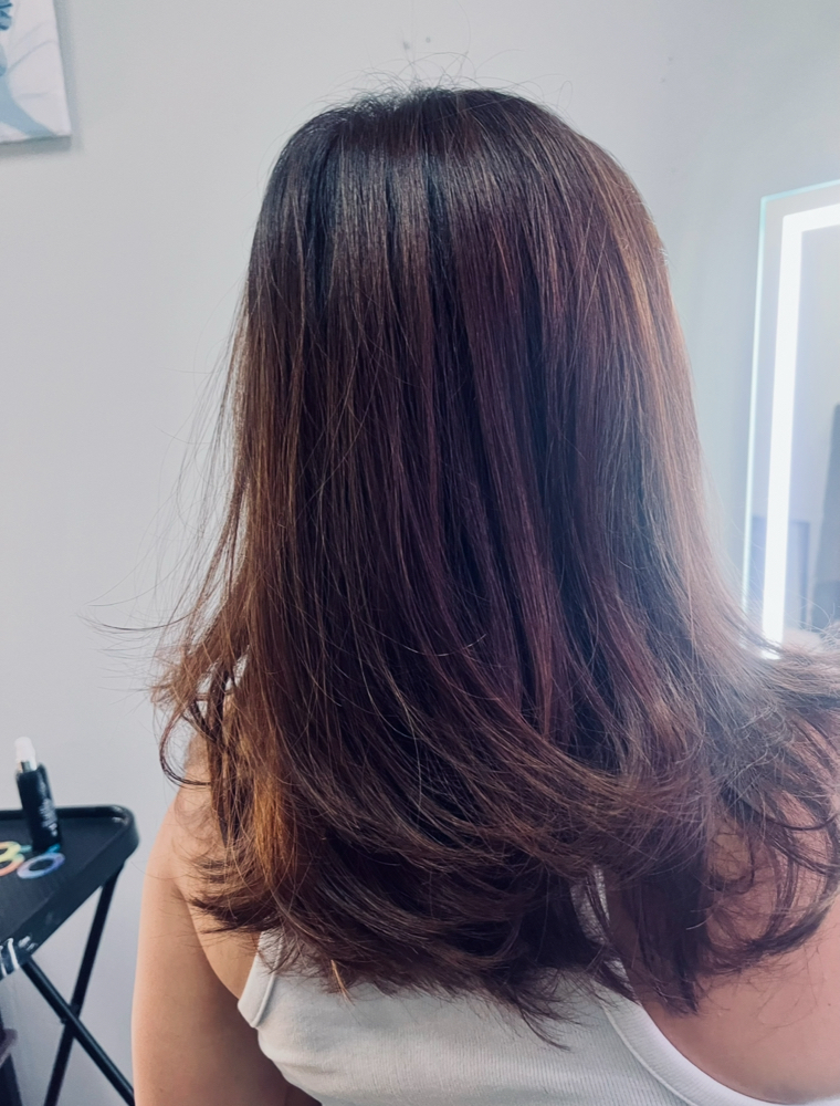 Styling ( Blowout with Hot Tools )