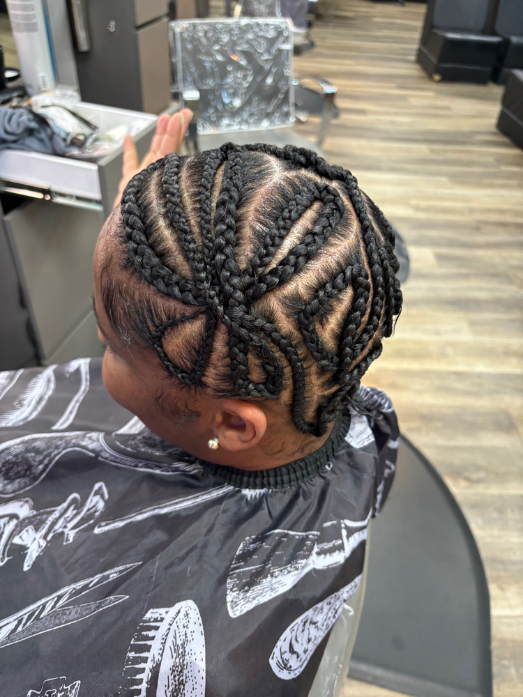 Braided baldie Braids