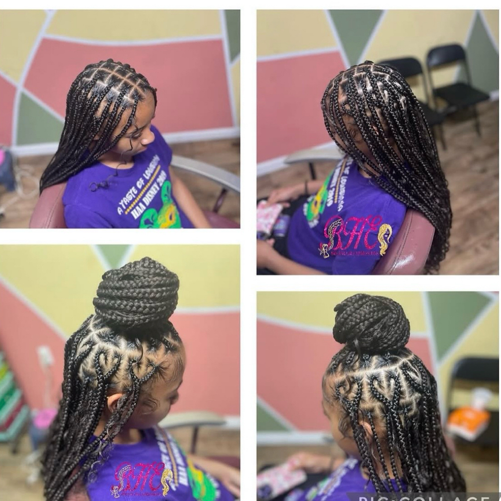Creative Knotless Braids at Erica Sam in Opelousas, LA