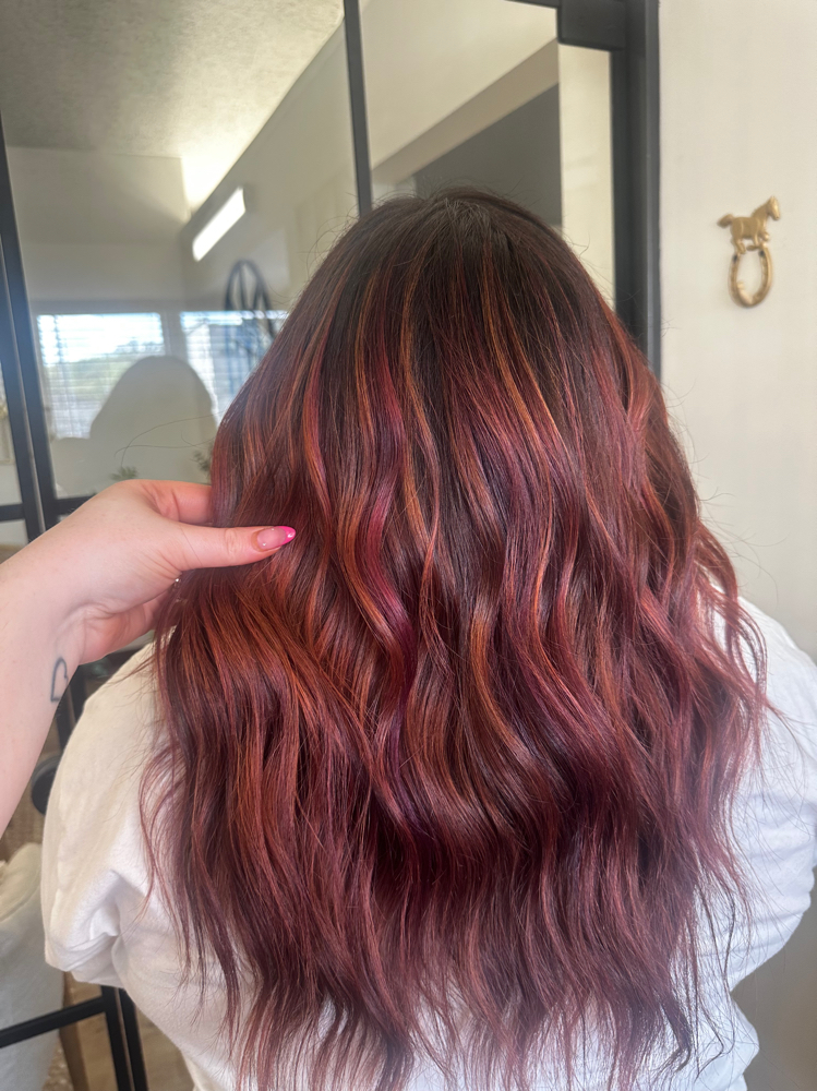 Balayage + Root Smudge