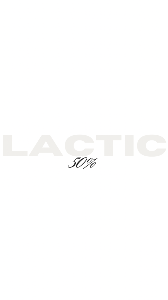 50% LACTIC PEEL — FACIAL TREATMENT