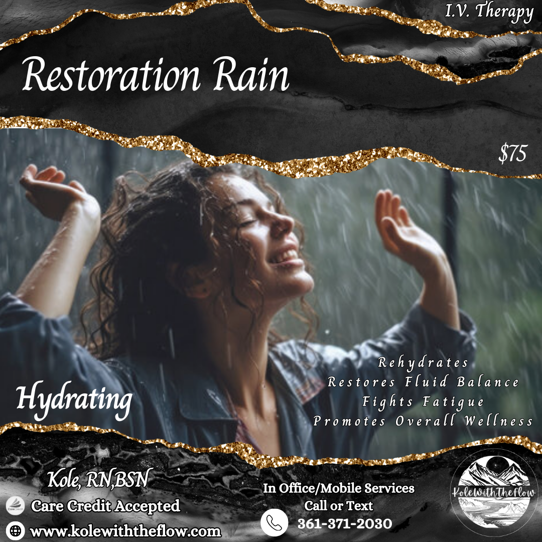 Restoration Rain at Kole With The Flow in Corpus Christi, TX