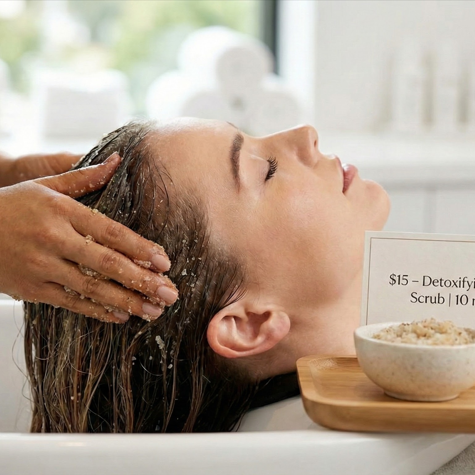 $15 – Detoxifying Scalp Scrub at Ahjel  Beauteous in Beverly Hills, CA