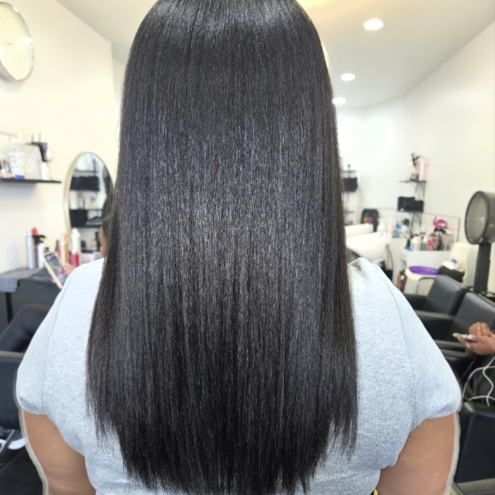 Silkpress at Simply Styled by Stacey in Brooklyn, NY