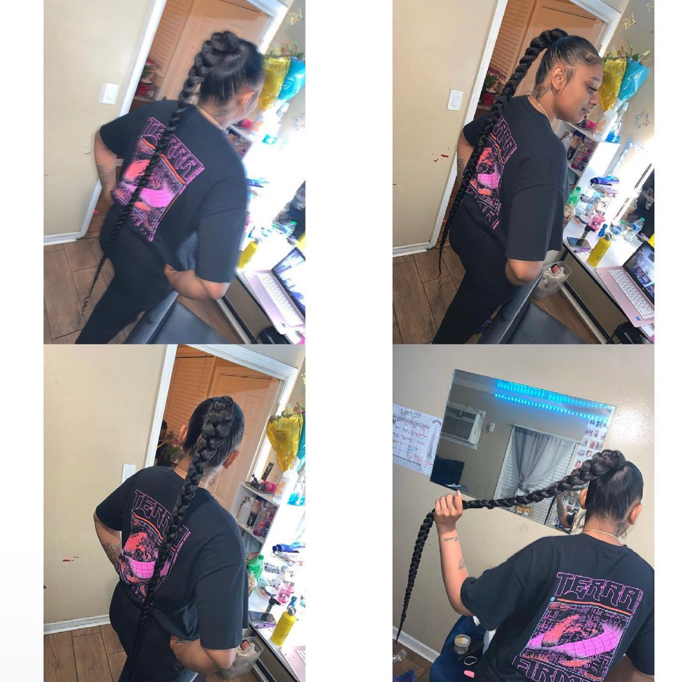 Braided Ponytail at HairrFlo in Los Angeles, CA
