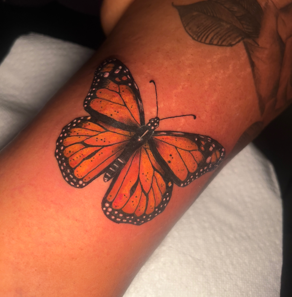 Palm Size Tattoo (Black&Grey)
