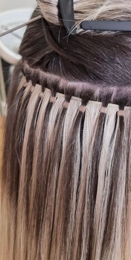 Beaded Weft Hair Extensions