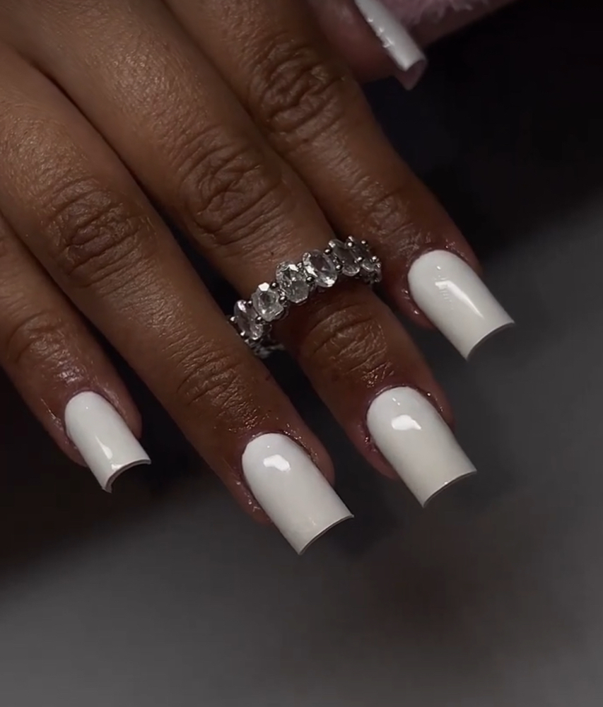 Short Acrylic Set at nailedbymyaa in Visalia, CA