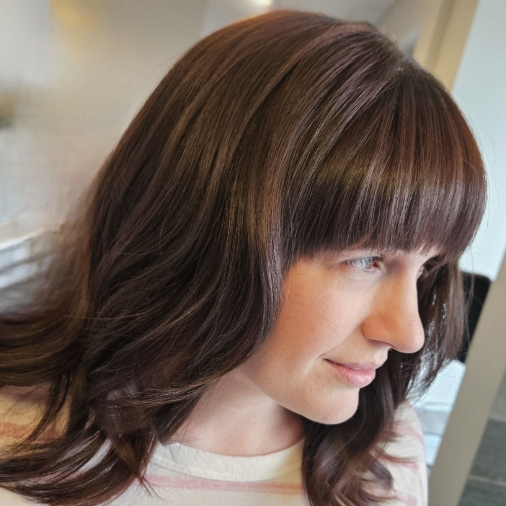 Bang Trim at Mellow Manor Hair Studio in Moosic, PA