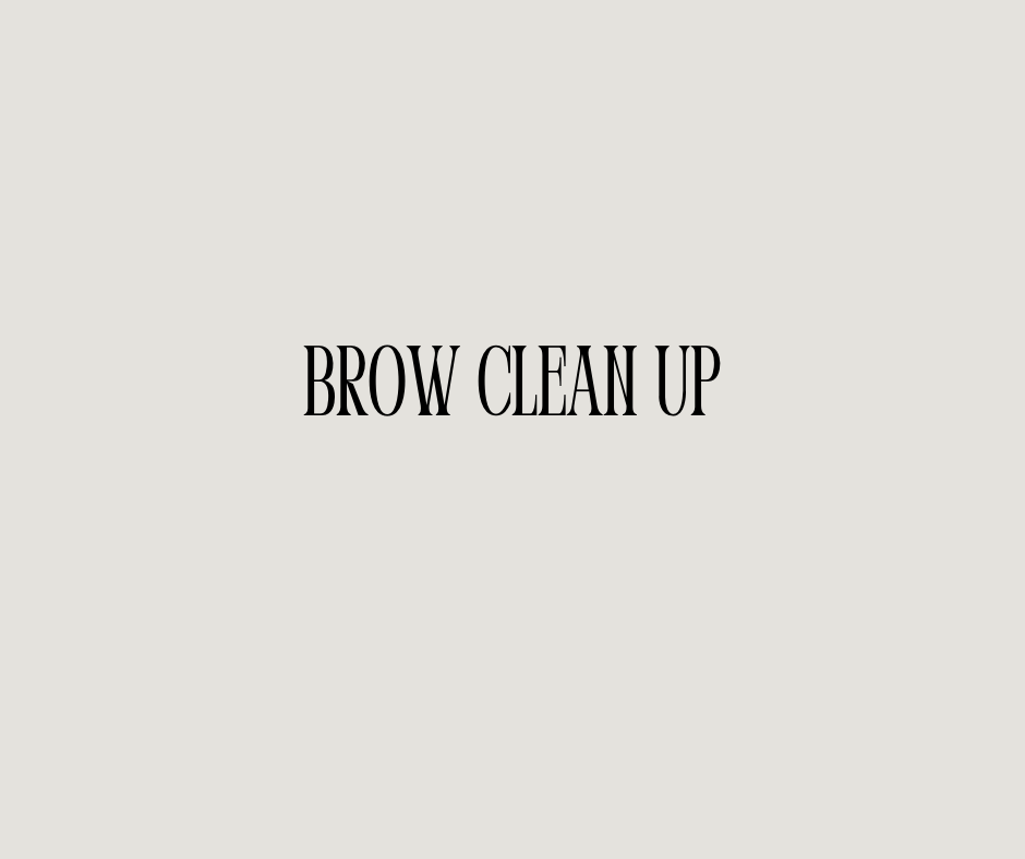 Eyebrow (Clean Up Only)