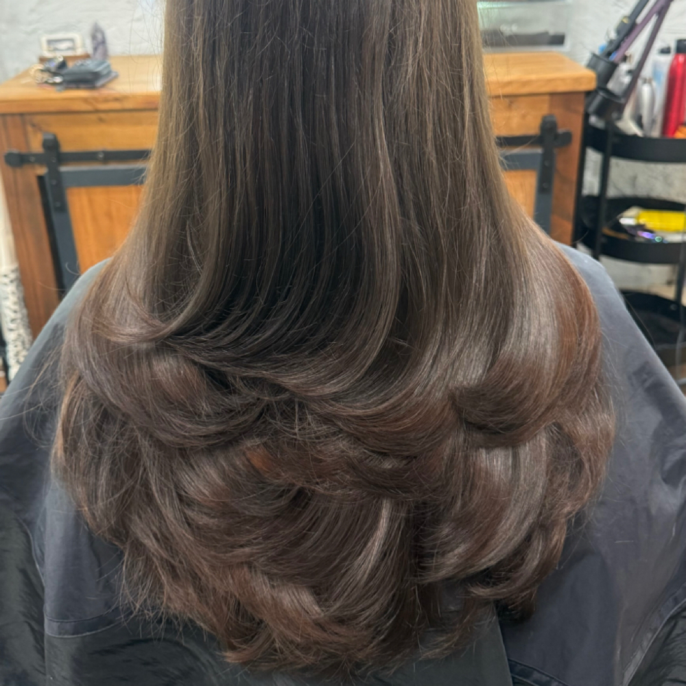 Women’s Cut + Deep Condition Style at Hailey Allen in Brownwood, TX