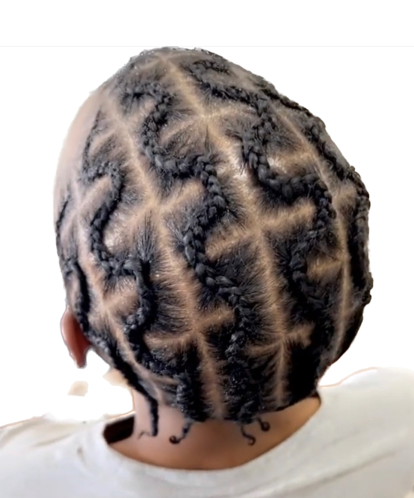 Cornrows With Designs/Full head