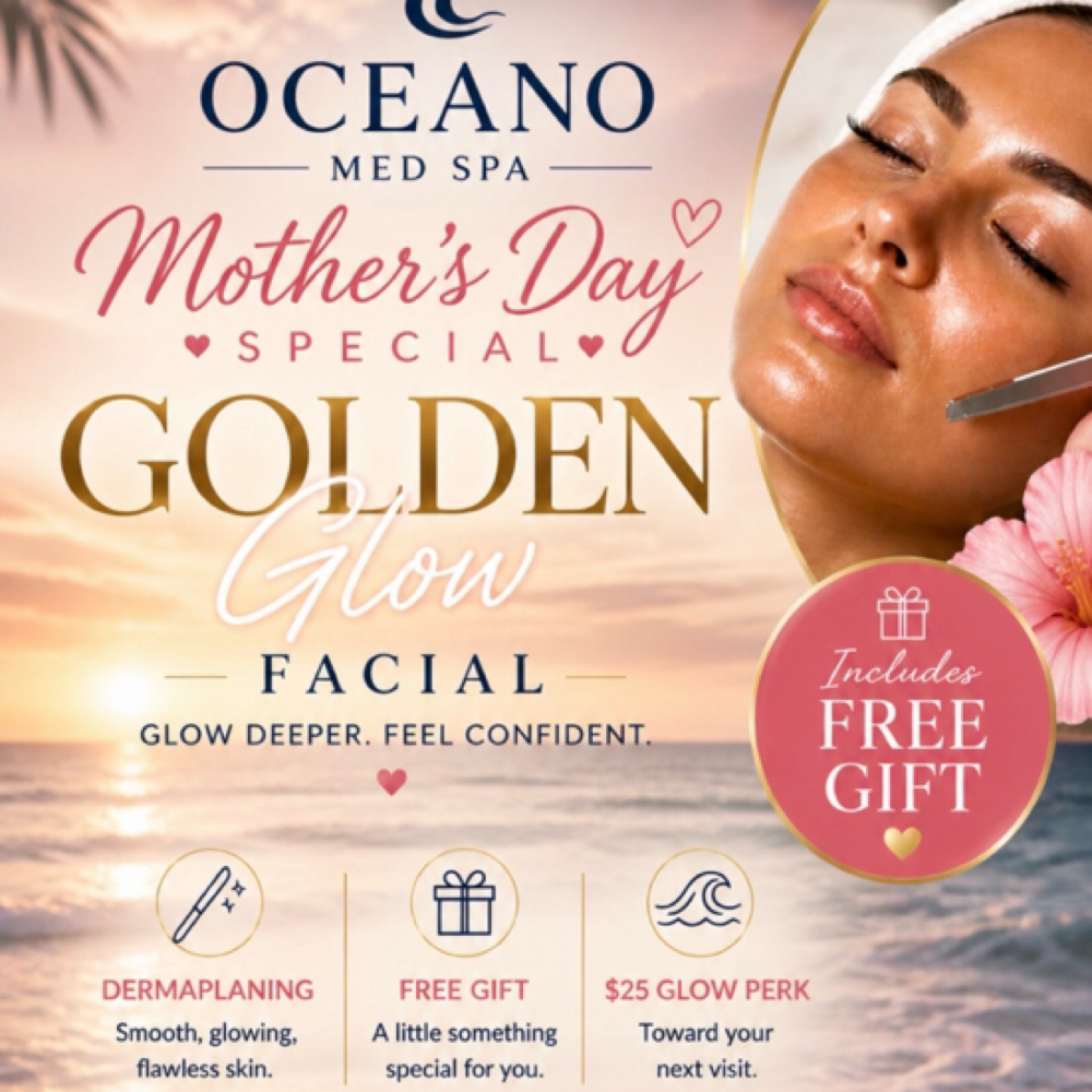 GOLDEN GLOW FACIAL at Oceano Medspa in Center Valley, PA