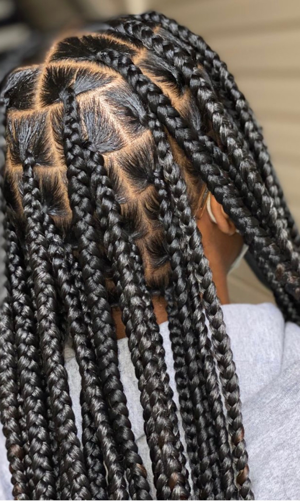 Knotless Braids medium size