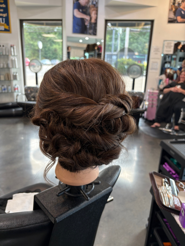 Event Styling/ Updos at House of hair || Jackie Cheuvront in Mineral Wells, WV