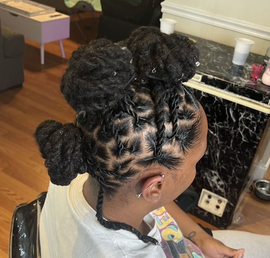 Retwist W/Up-do
