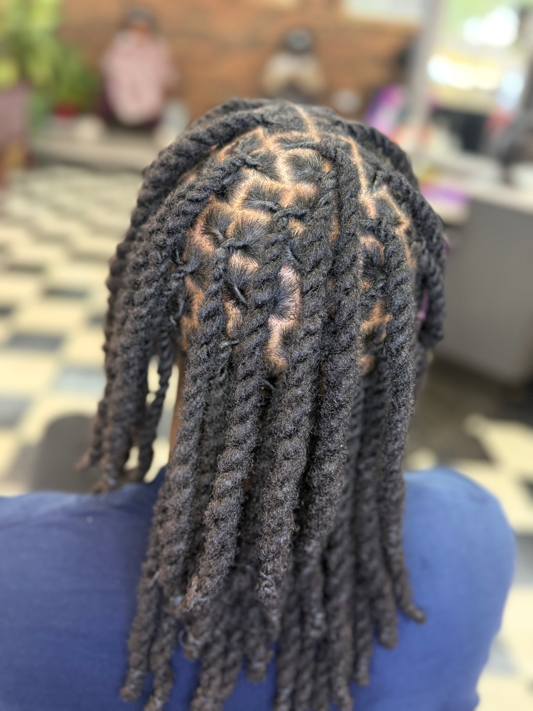Two Strand Twists at The Charmaine Effect in Charlotte, NC