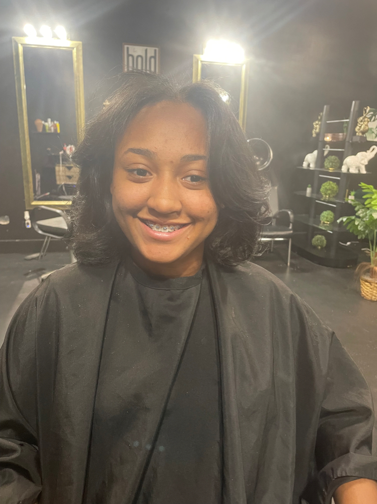 Silk Press RELAXED Hair