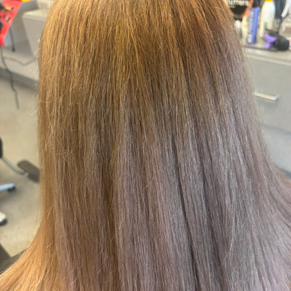 Hair gloss treatment at Perfectly Petty Hair in Colorado Springs, CO