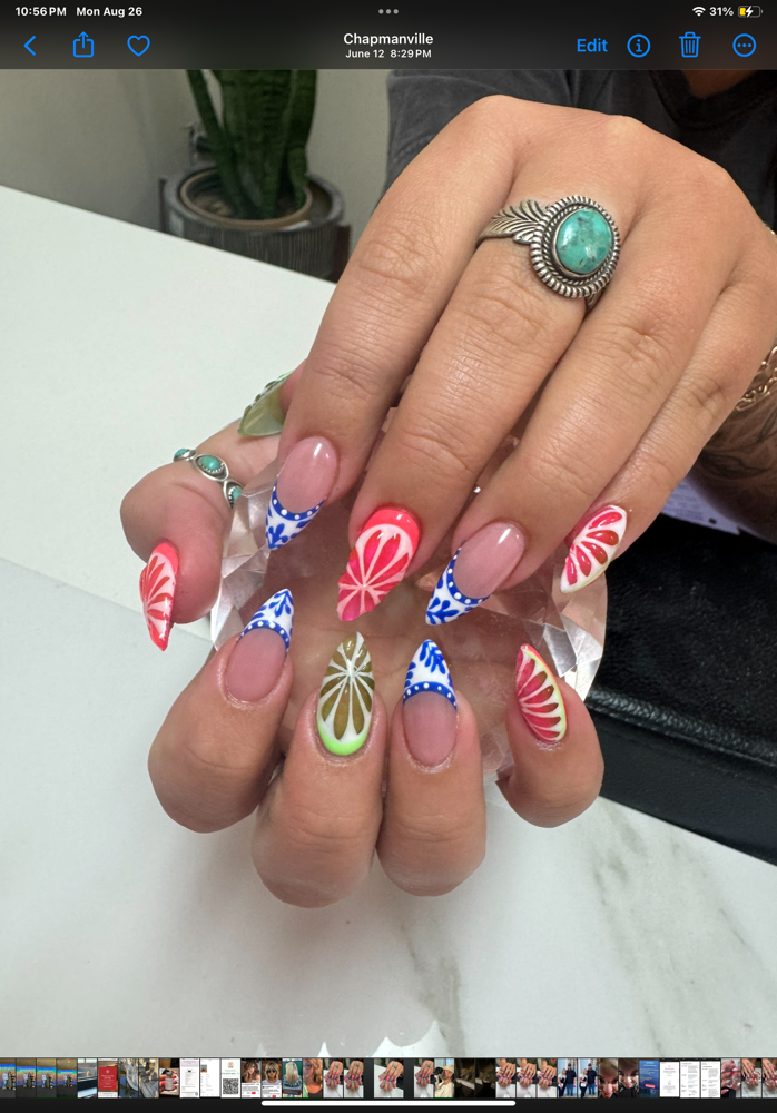Acrylic Full Set (Almond/Stiletto)
