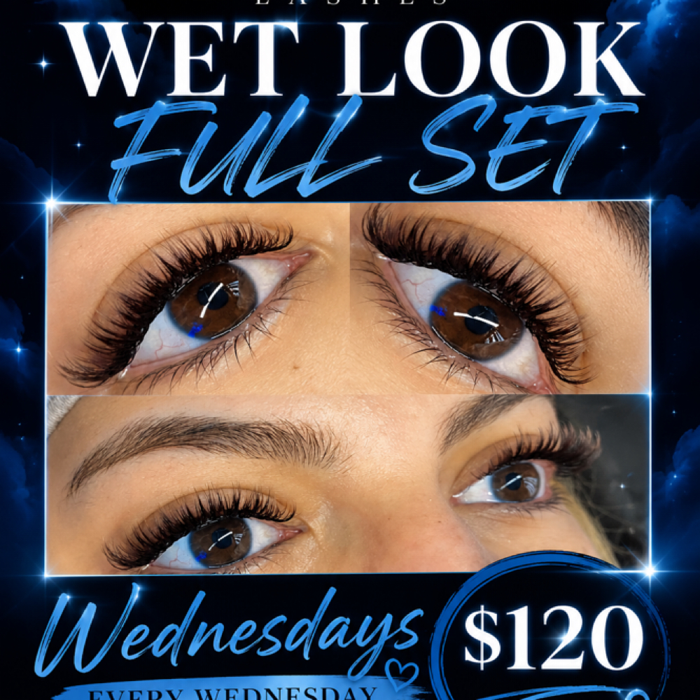 Wet Look Wednesday at Blue Dream Lashes in Windcrest, TX
