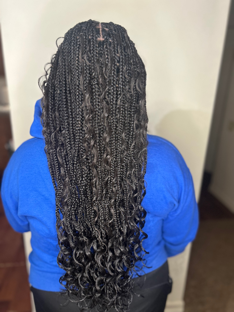 Boho Knotless Braids